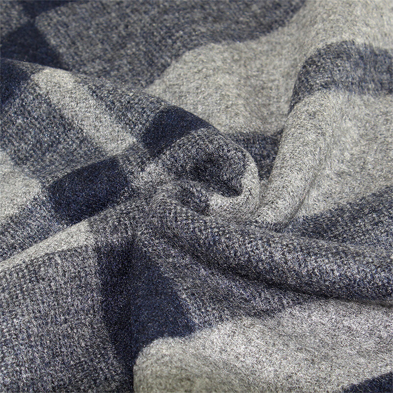 Eșarfe pentru bărbați în carouri de modă nouă, toamnă, iarnă, pashmina, groasă, caldă, cașmir, eșarfe de afaceri lungi pentru bărbați Shaw clasic