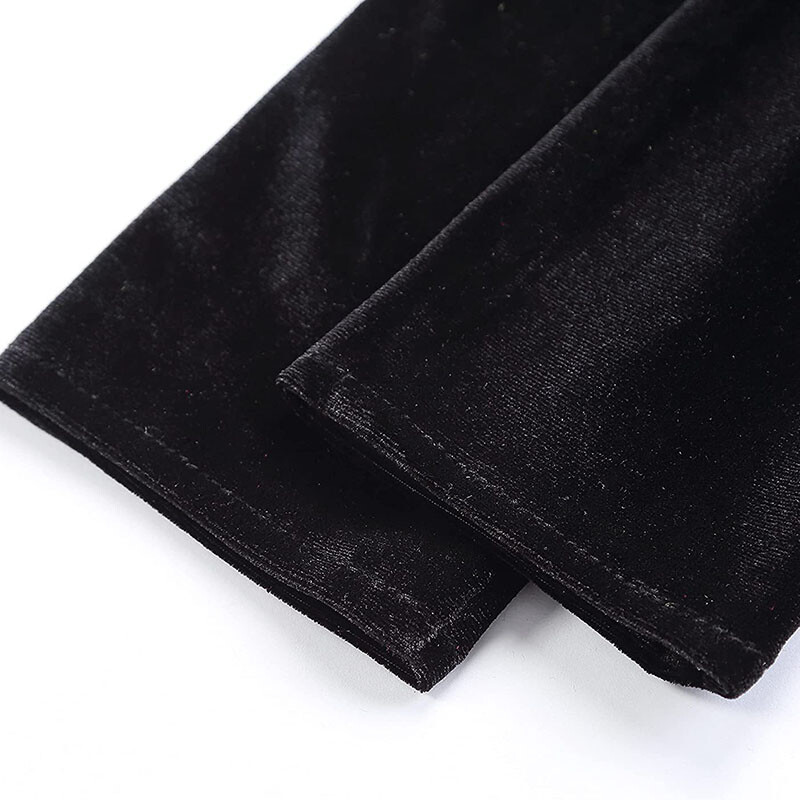 4 spalvų klasikinis suaugusiems skirtas juodas bordo aksominis operos / alkūnės ištemptas pirštas, moteriška vestuvinė suknelė, pirštinės, tinkantis kostiumas