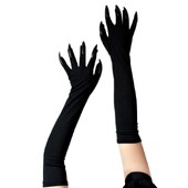 Cool Halloween Gloves Duge Ghost Claw Dress Up Gloves Modne crne duge nokte Cosplay Halloween Smiješne rukavice