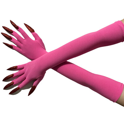 Cool Halloween Gloves Duge Ghost Claw Dress Up Gloves Modne crne duge nokte Cosplay Halloween Smiješne rukavice