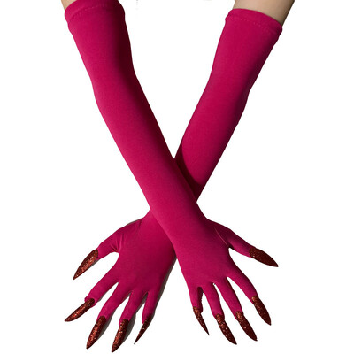Cool Halloween Gloves Duge Ghost Claw Dress Up Gloves Modne crne duge nokte Cosplay Halloween Smiješne rukavice
