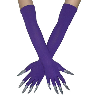 Cool Halloween Gloves Duge Ghost Claw Dress Up Gloves Modne crne duge nokte Cosplay Halloween Smiješne rukavice