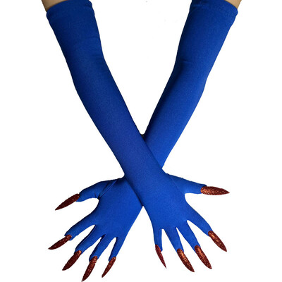 Cool Halloween Gloves Duge Ghost Claw Dress Up Gloves Modne crne duge nokte Cosplay Halloween Smiješne rukavice