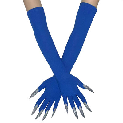 Cool Halloween Gloves Duge Ghost Claw Dress Up Gloves Modne crne duge nokte Cosplay Halloween Smiješne rukavice