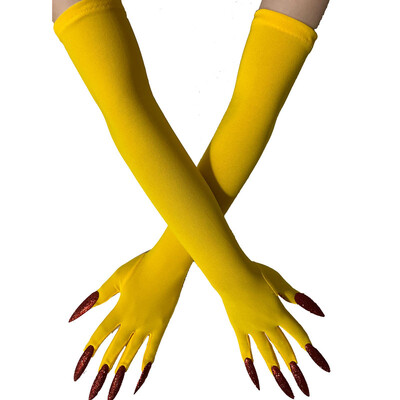 Cool Halloween Gloves Duge Ghost Claw Dress Up Gloves Modne crne duge nokte Cosplay Halloween Smiješne rukavice