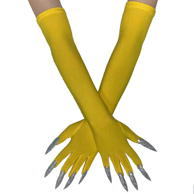 Cool Halloween Gloves Duge Ghost Claw Dress Up Gloves Modne crne duge nokte Cosplay Halloween Smiješne rukavice