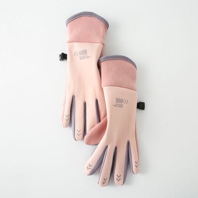 Ženske zimske održavaju toplinu Zaslon osjetljiv na dodir od flisa, Modne sportske rukavice na otvorenom, Vodootporne, nenapuhane, Protuklizne, Vožnja