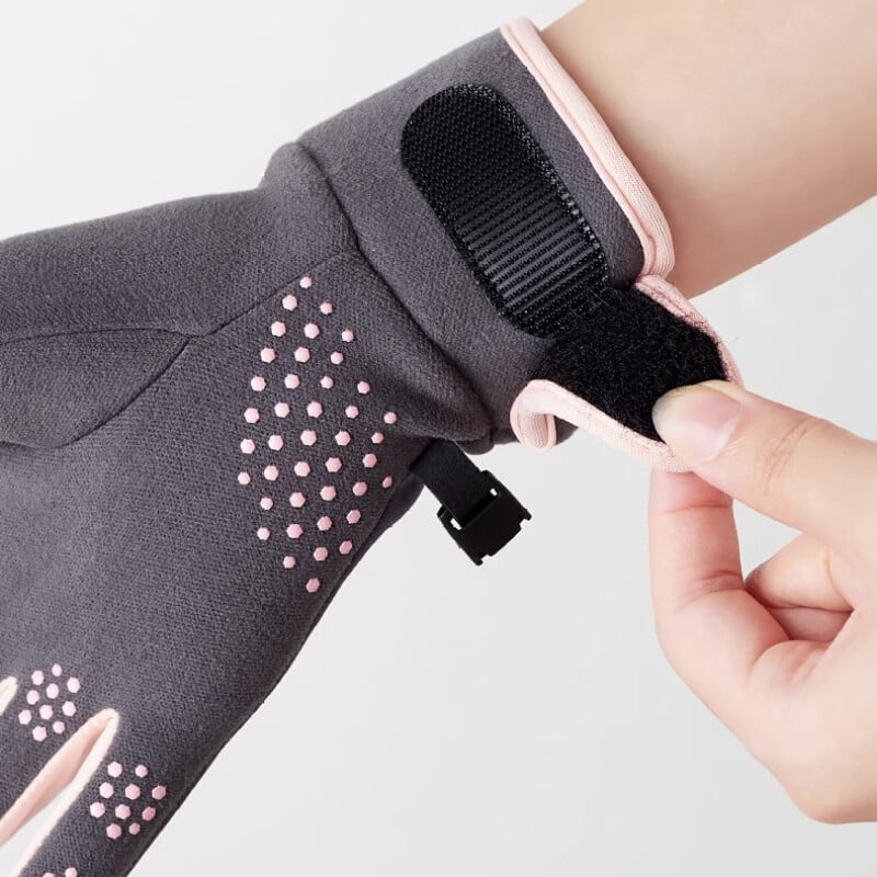 Ženske zimske održavaju toplinu Zaslon osjetljiv na dodir od flisa, Modne sportske rukavice na otvorenom, Vodootporne, nenapuhane, Protuklizne, Vožnja