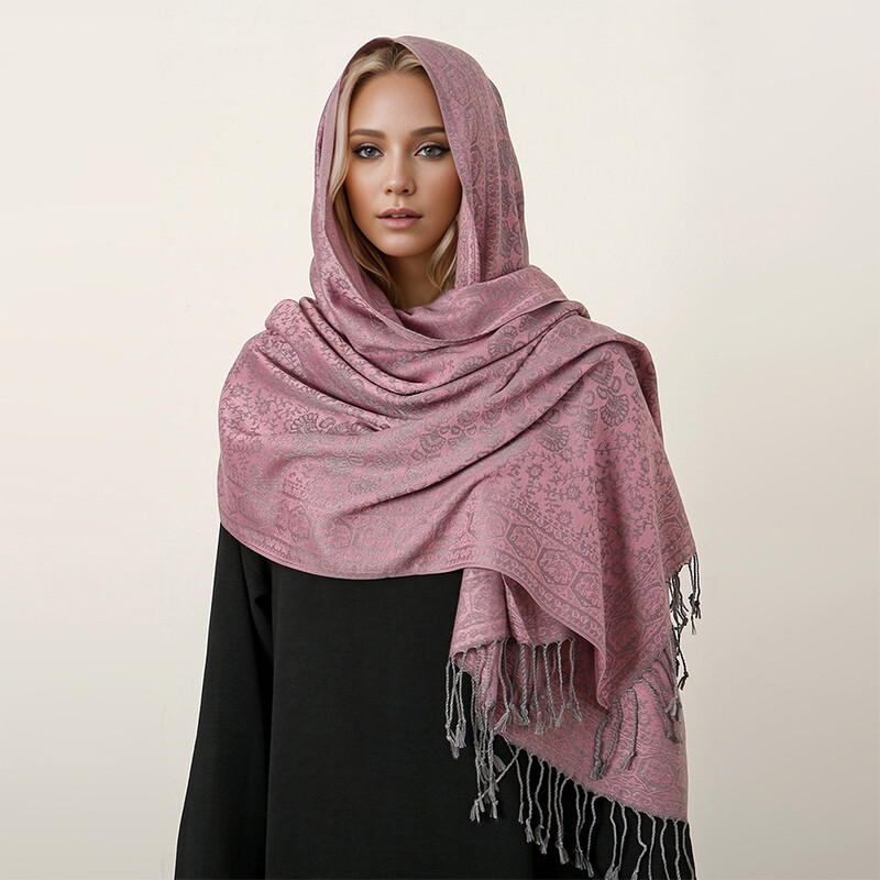 70*190cm etnický štýl Paisley žakárová šatka vonkajšia dámska hrubá kašmírová strapcová šatka zimná teplá šatka okolo krku Pashmina kvetinová