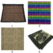 Bochník Vintage Leopard Potlač Unisex Bavlnená Štvorcová Šálka Vonkajšia Cyklistika