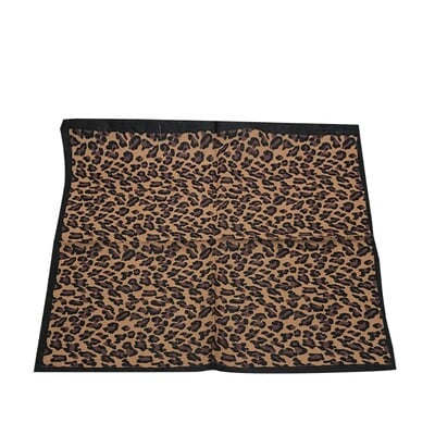Bochník Vintage Leopard Potlač Unisex Bavlnená Štvorcová Šálka Vonkajšia Cyklistika