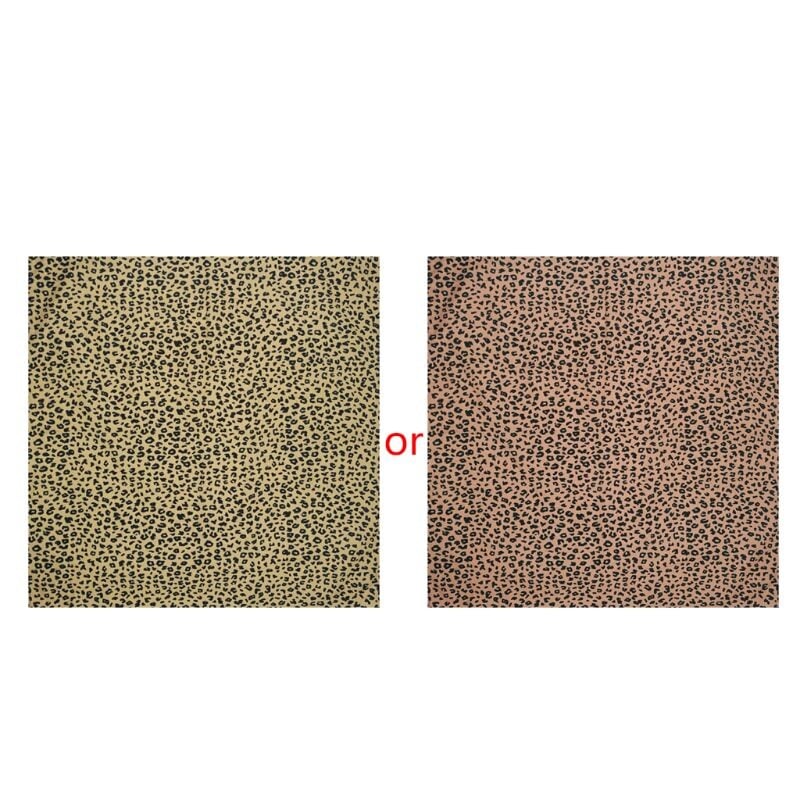 Bochník Vintage Leopard Potlač Unisex Bavlnená Štvorcová Šálka Vonkajšia Cyklistika