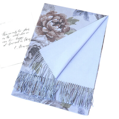 2024-es luxusmárka kasmír női sál nyomott téli meleg kendő és betakarok pashmina bandana hosszú vastag takaró női foulard