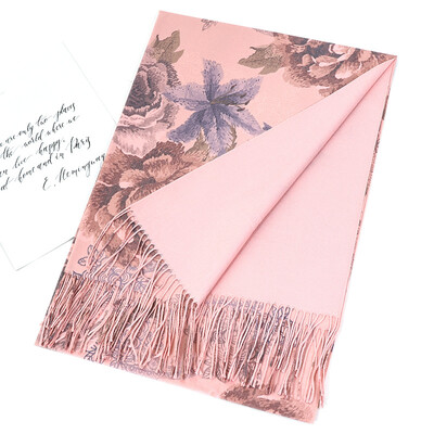 2024-es luxusmárka kasmír női sál nyomott téli meleg kendő és betakarok pashmina bandana hosszú vastag takaró női foulard