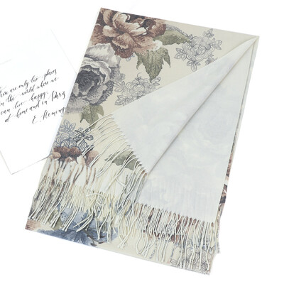 2024-es luxusmárka kasmír női sál nyomott téli meleg kendő és betakarok pashmina bandana hosszú vastag takaró női foulard