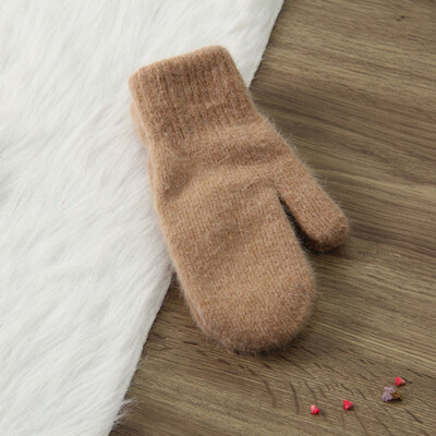 1 Poros žieminės šiltos kumštinės pirštinės moterims, megztos pirštinės Šiltos vilnos, minkštos šalto oro priedai Dovanos moterims moterims