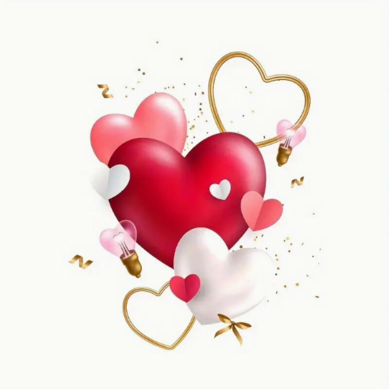 1 gab mīlestības dekoratīvās tualetes uzlīmes Vienkāršas noņemamas drukātas uzlīmes, mājas dekorēšanas uzlīmes