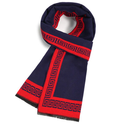 Divat Üzleti Klasszikus Férfi Sál Téli Ősz Egyszerű Puha Thermal Mufller Női utánzat Kasmír Sokoldalú kockás kendő