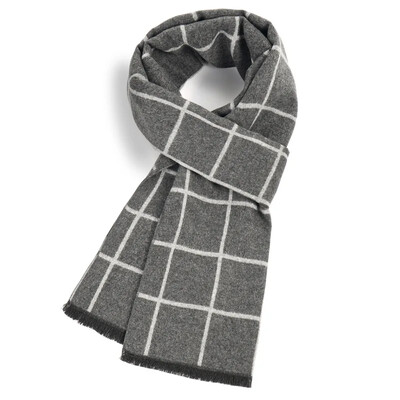 Divat Üzleti Klasszikus Férfi Sál Téli Ősz Egyszerű Puha Thermal Mufller Női utánzat Kasmír Sokoldalú kockás kendő