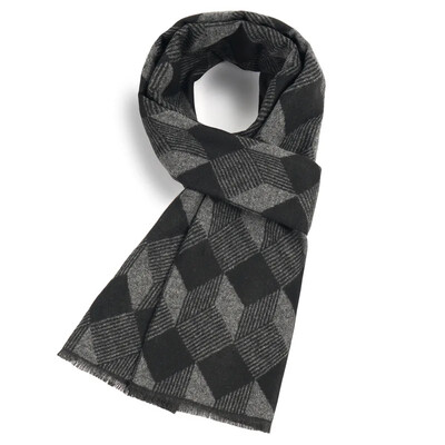 Divat Üzleti Klasszikus Férfi Sál Téli Ősz Egyszerű Puha Thermal Mufller Női utánzat Kasmír Sokoldalú kockás kendő