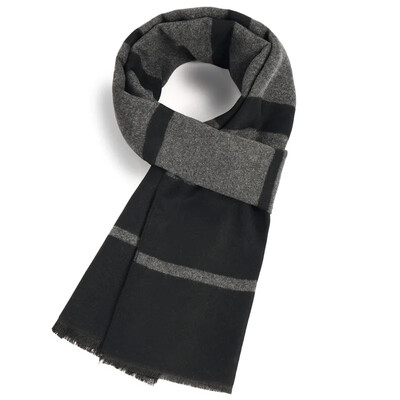 Divat Üzleti Klasszikus Férfi Sál Téli Ősz Egyszerű Puha Thermal Mufller Női utánzat Kasmír Sokoldalú kockás kendő