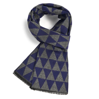 Divat Üzleti Klasszikus Férfi Sál Téli Ősz Egyszerű Puha Thermal Mufller Női utánzat Kasmír Sokoldalú kockás kendő