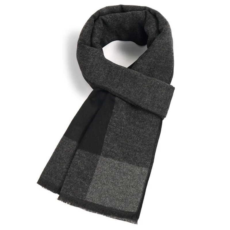 Divat Üzleti Klasszikus Férfi Sál Téli Ősz Egyszerű Puha Thermal Mufller Női utánzat Kasmír Sokoldalú kockás kendő