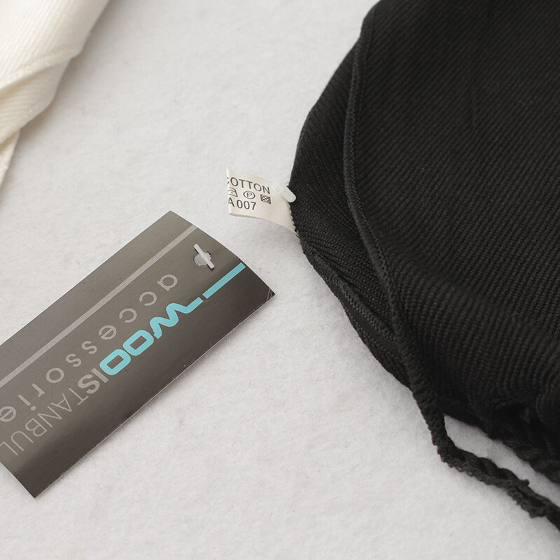 100 % medvilninis vyriškas šalikas, vienspalvis 190*32 ilgas šalikas su kutu Klasikinis juodas baltas verslo vyro kaklaskarės