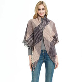 Dizains Zīmols Sieviešu Šalle Mode Plaids Ziemas Kašmira Šalles Lady Pashmina Šalle Aptin kakls Silta Bandana Foulard