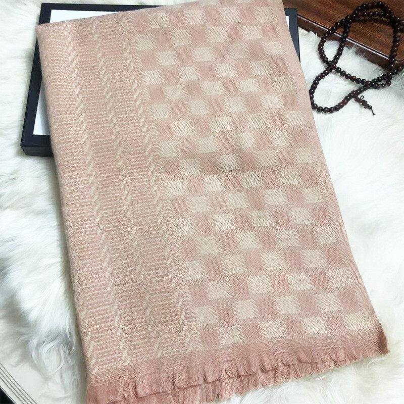 Noua eșarfă din imitație de cașmir de toamnă și iarnă, eșarfă în carouri jacquard, coreeană, versatilă, îngroșată, caldă, șal pentru femei