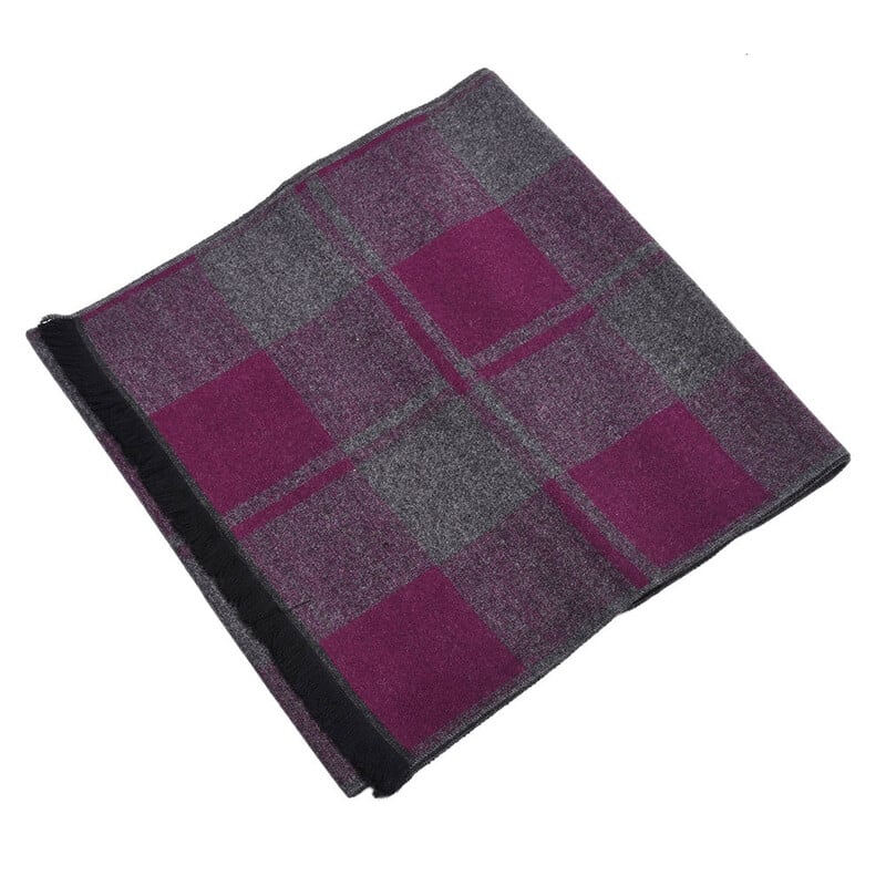 Mados dizaino kasdieniai šalikai Žieminiai vyriški stori languoti kašmyro šalikai Prabangūs prekės ženklo aukštos kokybės šilti šalikai