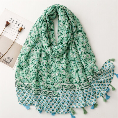 Naujos mados Paisley abstrakčios gėlėtos kutinės viskozės skara skara Lady aukštos kokybės įvyniojimas plonas pashmina pavogė musulmonišką hidžabą 180*90cm