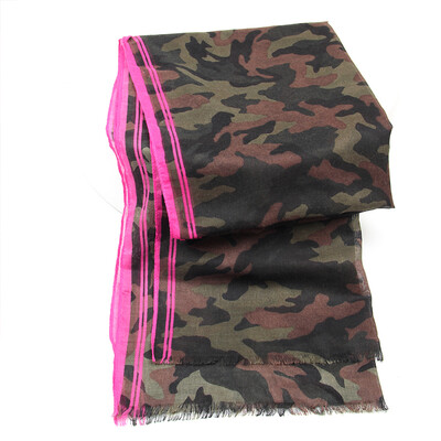 2023 eșarfă de camuflaj verde armată pentru femei Poncho crenguță din mătase artificială hijab tippet eșarfă Foulard pentru femeie leopard șal și împachetări calde