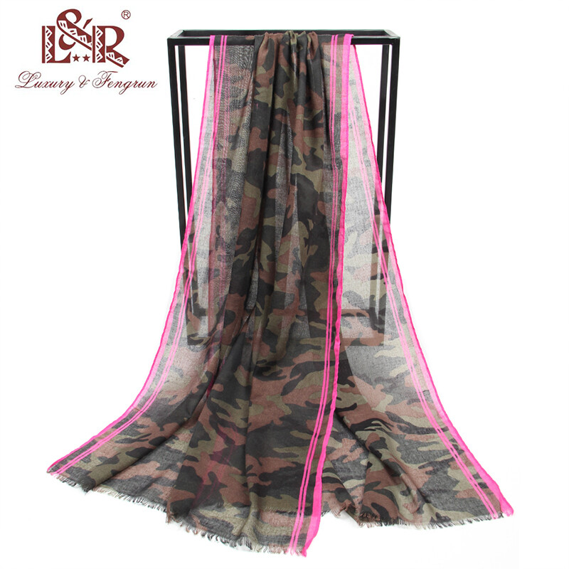 2023 eșarfă de camuflaj verde armată pentru femei Poncho crenguță din mătase artificială hijab tippet eșarfă Foulard pentru femeie leopard șal și împachetări calde