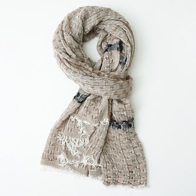 Sál Férfi Pamut Kockás Tavaszi Őszi Sálak Bojt kétrétegű Férfi sál 105x180cm