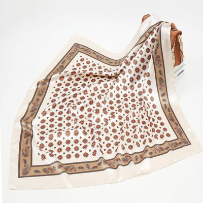 90*90 cm madingi šilko kaklaskarės moteriškos foulard aikštės būstinė Moteriška skara apvyniojama duslintuvas pareo Bandanna moteriška šifono hidžabo mergina