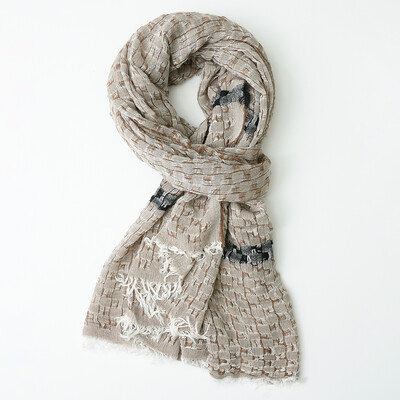 Vyriški rudens ir žiemos laisvalaikio siūlais dažyti skara, eksportuojama, nauja dvigubo sluoksnio elgetų languota kutų skara sandėlyje Didmeninė prekyba