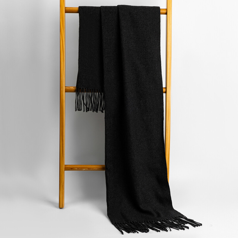 100% eșarfă din lână de miel, culoare solidă, uni, femei, bărbat, iarnă, caldă, moale, eșarfe pentru gât, șal de lână adevărată, marca 2024, eșarfă de cașmir pentru femei