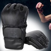 Half Fingers MMA Fighting Gloves Άνετα εύχρηστα Ανθεκτικά γάντια πυγμαχίας με δυνατότητα αναπνοής για άνδρες