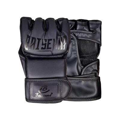 Mma Gloves Half Finger Sandbag Half Mitts Αναπνεύσιμα γάντια Kick Boxing Νέοι Ενήλικες Άνδρες Γυναίκες Grappling Fitness