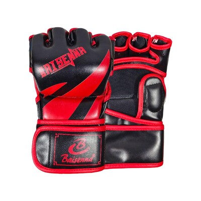 Mma Gloves Half Finger Sandbag Half Mitts Αναπνεύσιμα γάντια Kick Boxing Νέοι Ενήλικες Άνδρες Γυναίκες Grappling Fitness
