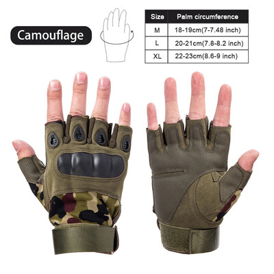 Half Finger Tactical Gloves Υπαίθρια Ανδρικά Στρατιωτικά Γάντια Πεζοπορίας Μοτοσικλέτα Ποδηλασία Αθλητικά Γάντια Σκοποβολής Κυνηγετικά Γάντια