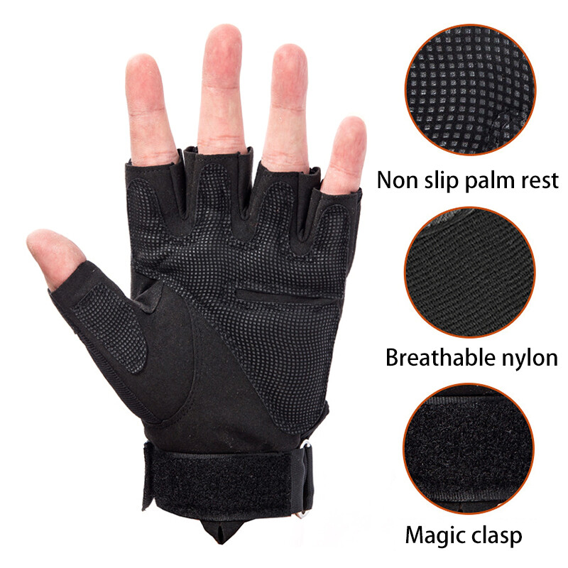 Half Finger Tactical Gloves Υπαίθρια Ανδρικά Στρατιωτικά Γάντια Πεζοπορίας Μοτοσικλέτα Ποδηλασία Αθλητικά Γάντια Σκοποβολής Κυνηγετικά Γάντια