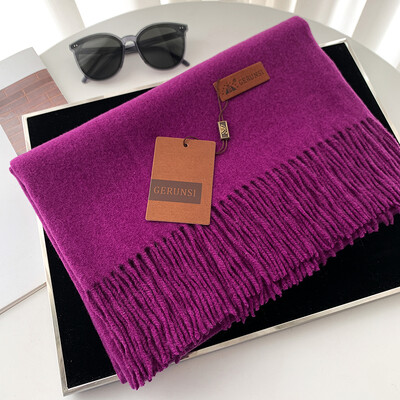 VISROVER novih 20 boja, ženski zimski šal, modni ženski šalovi od kašmira, zimski omoti jednobojni zimski hidžab, poklon