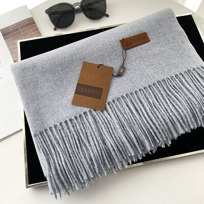 VISROVER novih 20 boja, ženski zimski šal, modni ženski šalovi od kašmira, zimski omoti jednobojni zimski hidžab, poklon