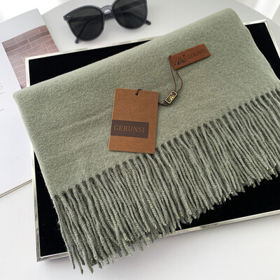 VISROVER novih 20 boja, ženski zimski šal, modni ženski šalovi od kašmira, zimski omoti jednobojni zimski hidžab, poklon