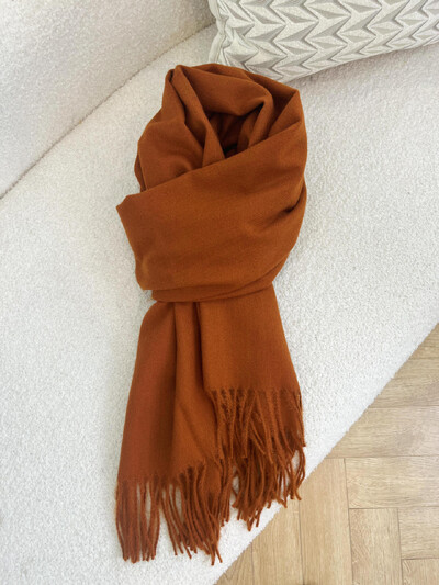 Anglija Ziemas Sieviešu Kašmira Jaunavas Vilnas Pušķis Šalle 190x30cm Vienkrāsains Melns Balts Silts Meiteņu Skolas Lielas Šalles