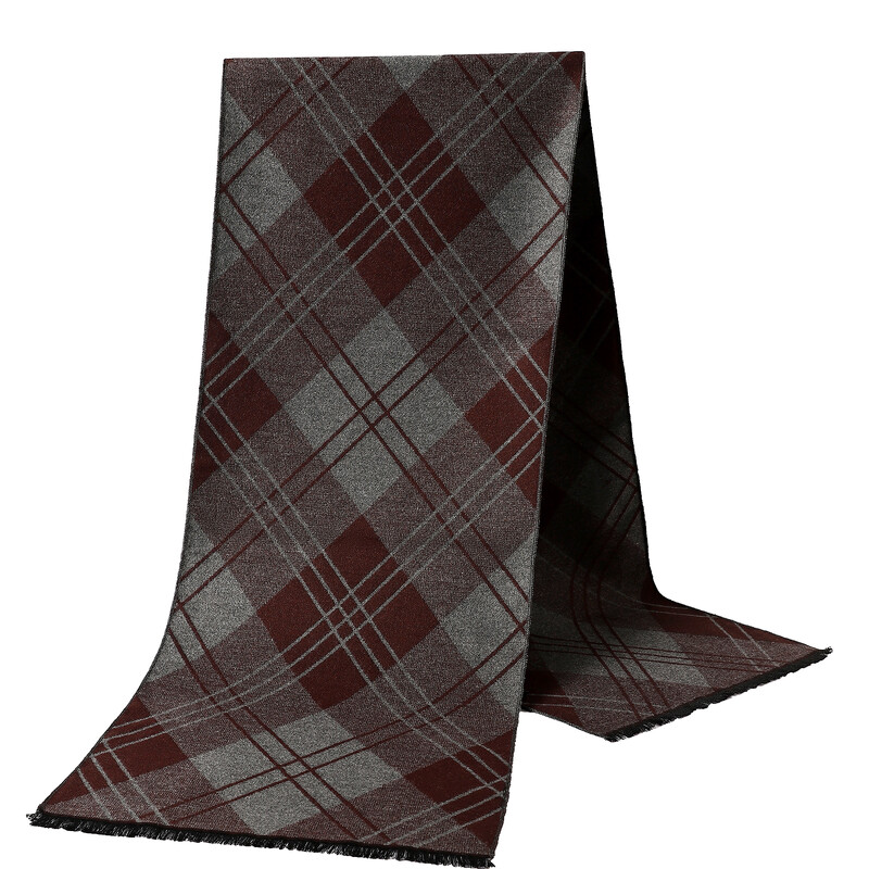 Új nyomtatás 180*30cm nyakkendő Népszerű szélálló homokkendő Őszi és Téli Kasmír sál Divat Kirándulás Férfi Üzleti Sál