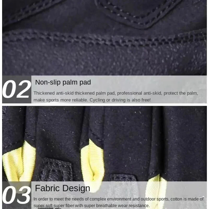 Lauko sporto motociklų karinės fanų pirštinės Taktinės pirštinės dviratininkų pirštinės Sportinės karinės treniruotės neslidžios fitneso pirštinės