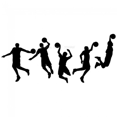 DECALYANG miegamojo vinilo namų dekoro lipdukas Krepšinio žaidėjo sporto sienos lipdukas G-20